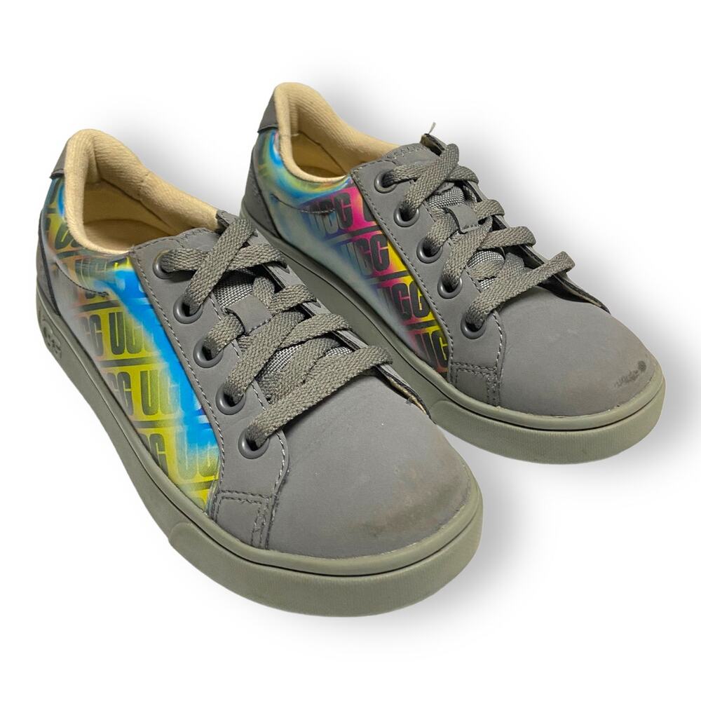 Ugg Boys Girls Shoes Size 13 Zilo Chromatic Gray Lenticular Sneakers Tennis Kids